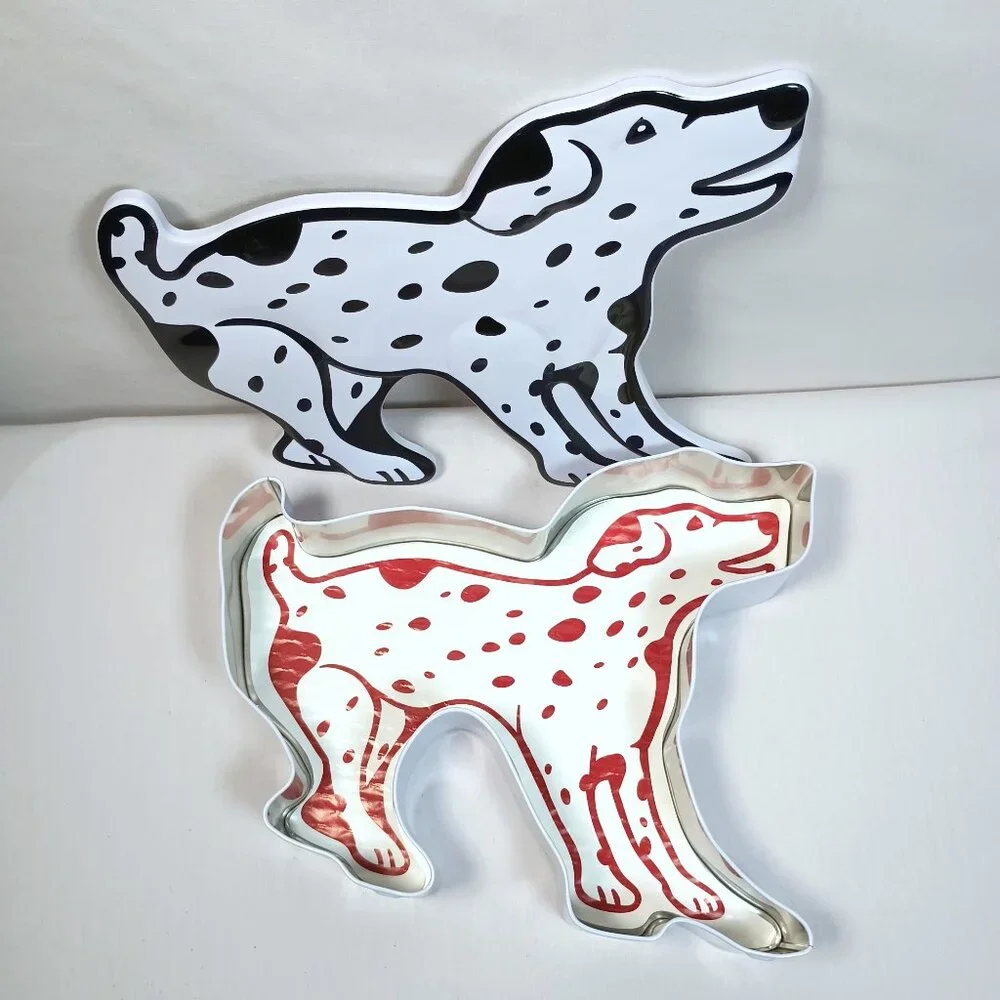 Dalmatian Dog Shaped Cookie Tin Williams Sonoma 2019
